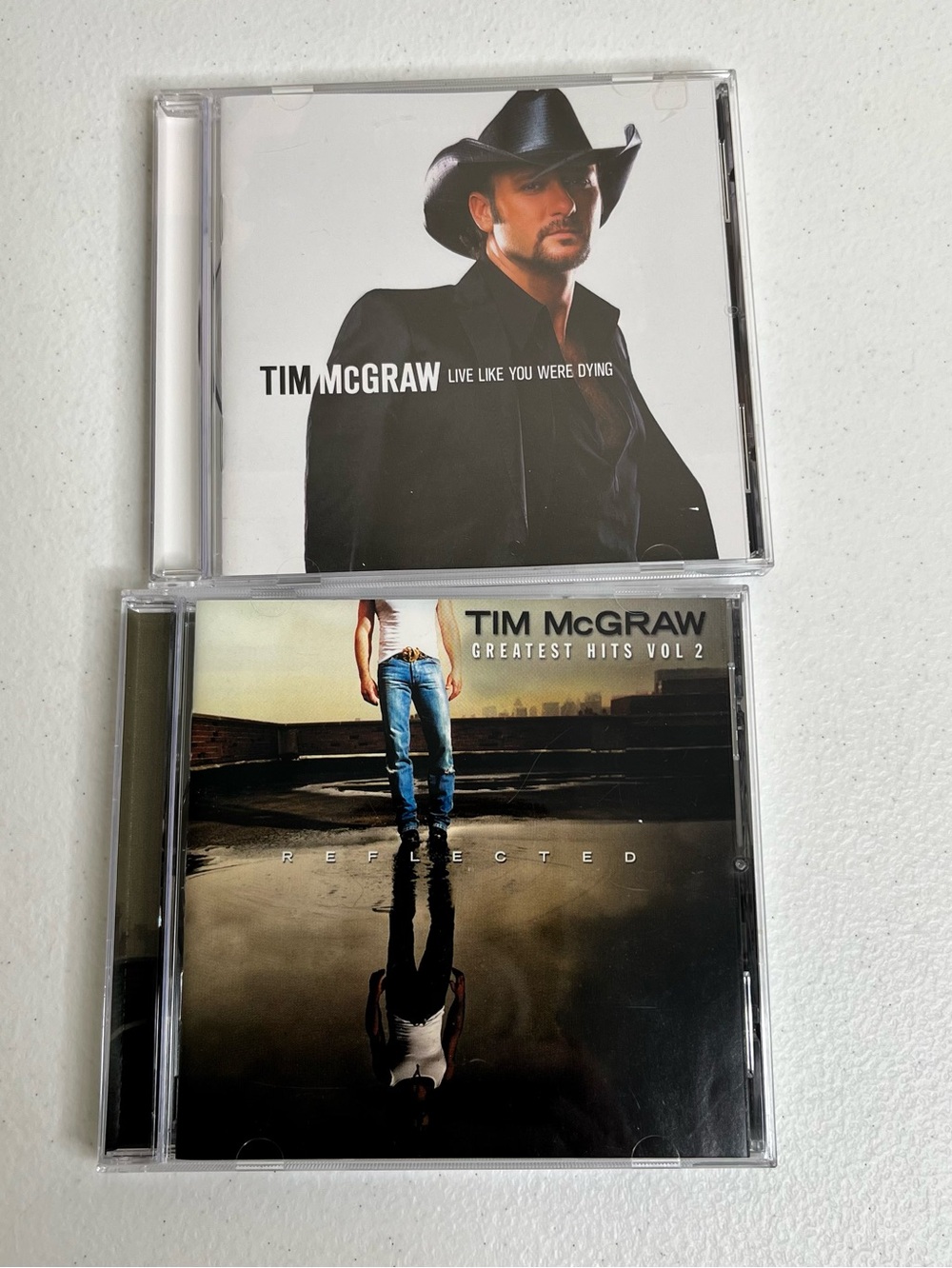 Tim McGraw 2 CD Lot Live Like You Were Dying & Greatest Hits Volume 2